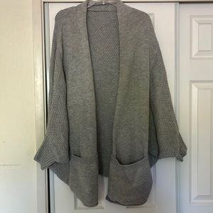 Super cute and cozy bat wing oversized sweater